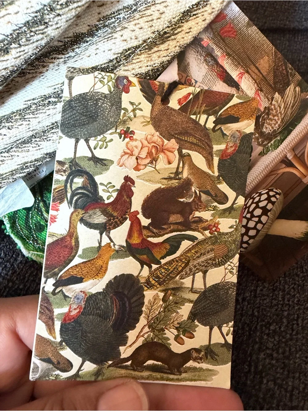 Handcrafted Brown & Orange grouse Decorative Bird pillow for Home